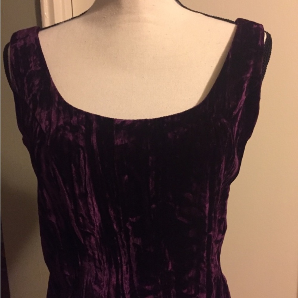 Vintage โ80s Betsey Johnson crushed velvet dress ๐ฅ - Picture 4 of 8